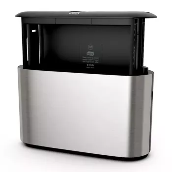 Paper towel dispenser Staples Tork 460005, stainless steel, W323×D116×H218 mm