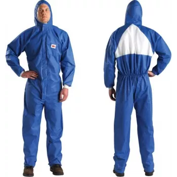 Protective Coverall 3M 4530 Blue White M Adult SMS Material