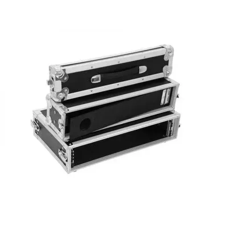 Hard case Roadinger 30126020 Aluminium Black Silver 535x510x140mm