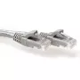 ACT Grey 4 meter U/UTP CAT6 patch cable snagless with RJ45 connectors