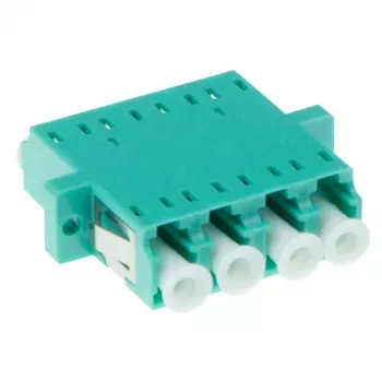 Fiber optic LC quad adapter ACT EA9008 OM3