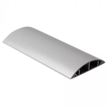 ACT Wiring duct round type PVC 50 mm, Grey, PVC, V-0, 50 mm