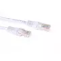 ACT White 15 meter U/UTP CAT6A patch cable with RJ45 connectors