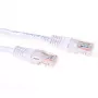 ACT White 1.5 meter U/UTP CAT6 patch cable with RJ45 connectors