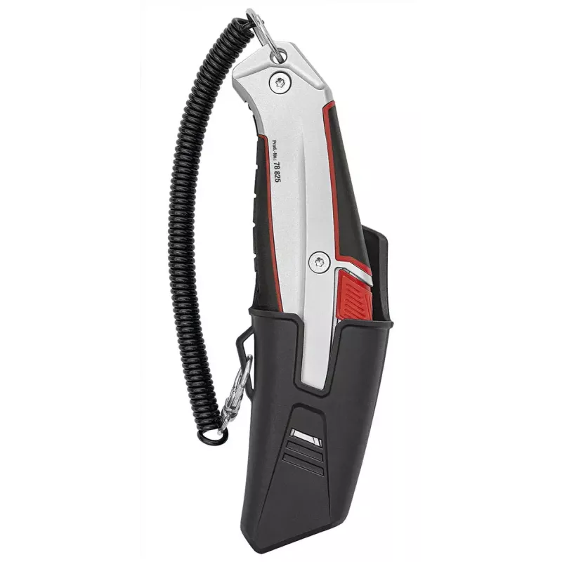 Utility Knife WEDO 78 825 Black Red Silver