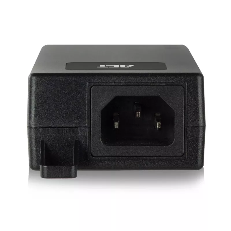 ACT Gigabit PoE+ (30W) Injector, Gigabit Ethernet, 10,100,1000 Mbit/s, IEEE 802.3, IEEE 802.3ab, IEEE 802.3af, IEEE 802.3at, IEEE 802.3u, Black, 30 V, 100 - 240 V