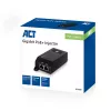ACT Gigabit PoE+ (30W) Injector, Gigabit Ethernet, 10,100,1000 Mbit/s, IEEE 802.3, IEEE 802.3ab, IEEE 802.3af, IEEE 802.3at, IEEE 802.3u, Black, 30 V, 100 - 240 V