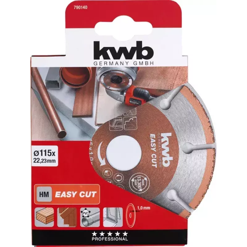 Cutting Disc KWB EASY CUT Carbide Universal 11.5 cm