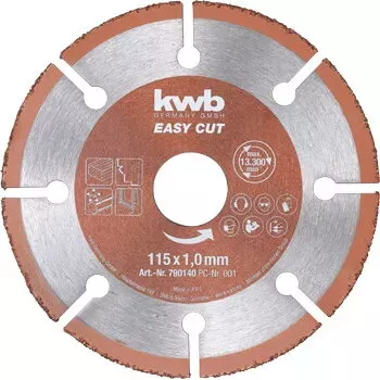 Cutting Disc KWB EASY CUT Carbide Universal 11.5 cm