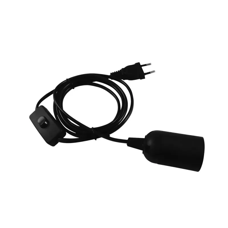 Power cable Eurolite 51100666 Black 1.7 m H05VV-F 230 V