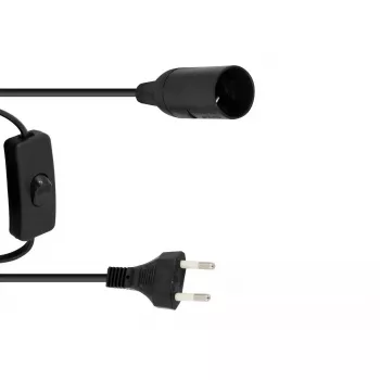 Power cable Eurolite 51100666 Black 1.7 m H05VV-F 230 V