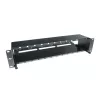ACT Fiber panel High Density 2HE voor 12 MTP®-MPO cassettes / keystone adapterplates