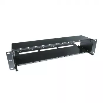 ACT Fiber panel High Density 2HE voor 12 MTP®-MPO cassettes / keystone adapterplates
