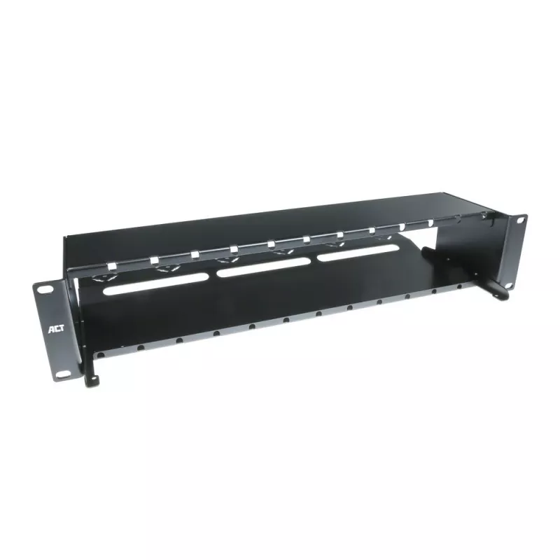 ACT Fiber panel High Density 2HE voor 12 MTP®-MPO cassettes / keystone adapterplates