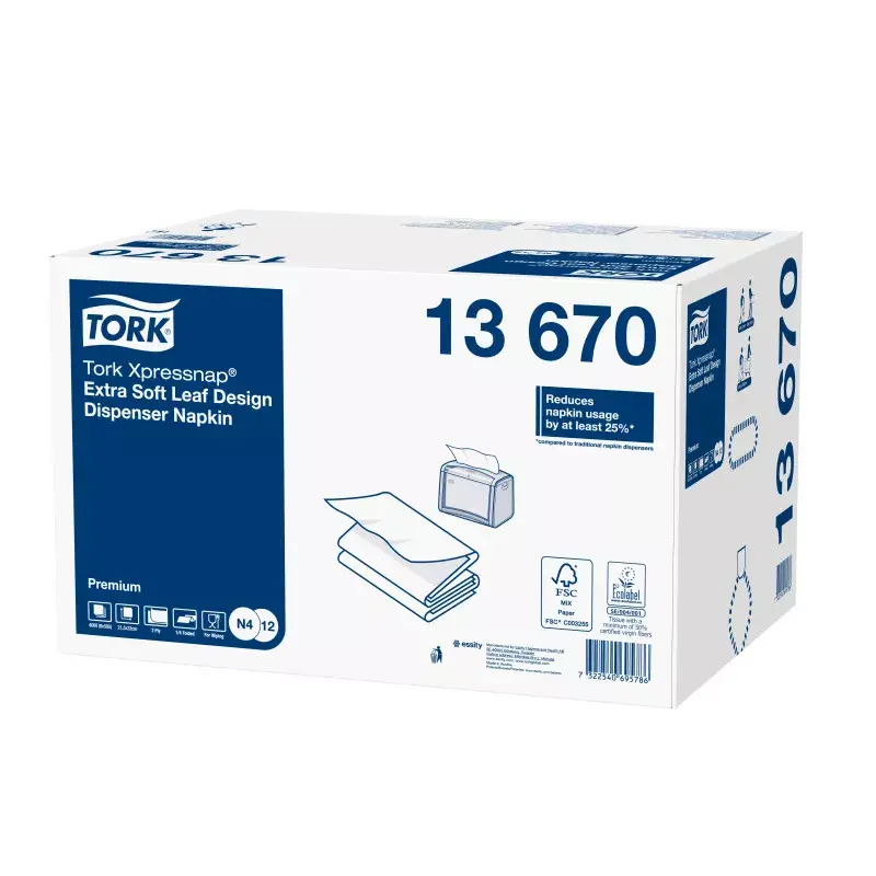 Paper Napkins Tork 13670 White 500 pc(s)