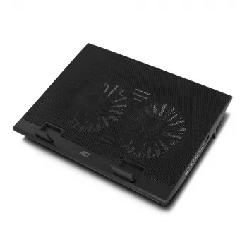 Laptop stand ACT AC8105 with fan height adjustable 2 positions 4-port hub