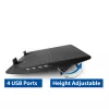 Laptop stand ACT AC8105 with fan height adjustable 2 positions 4-port hub