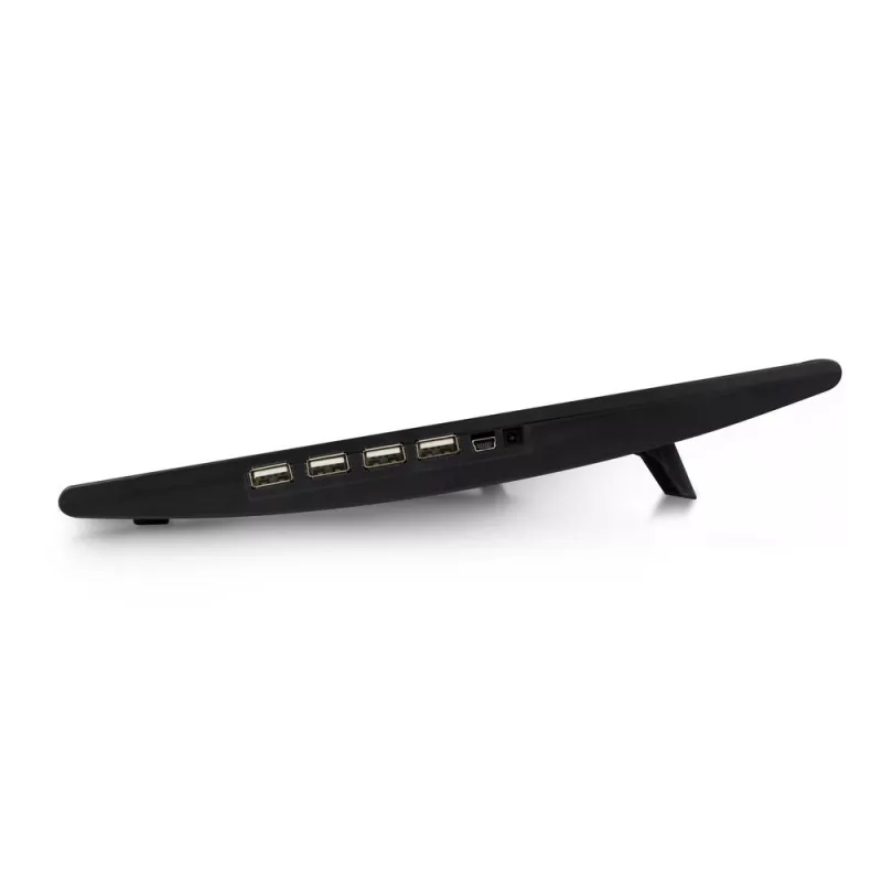 Laptop stand ACT AC8105 with fan height adjustable 2 positions 4-port hub