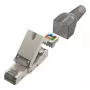 Hama 00300027 networking cable Grey, Silver Cat6a