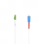 Hama 00200766 InfiniBand/fibre optic cable 5 m LC SC White