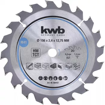Circular Saw Blade KWB 584157 18.4 cm for Chipboard Hardwood Plastic Softwood