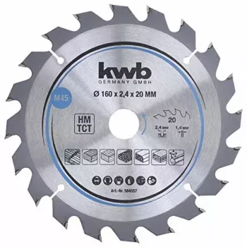 Circular Saw Blade KWB 584557 Tungsten Carbide Tipped 1 pc