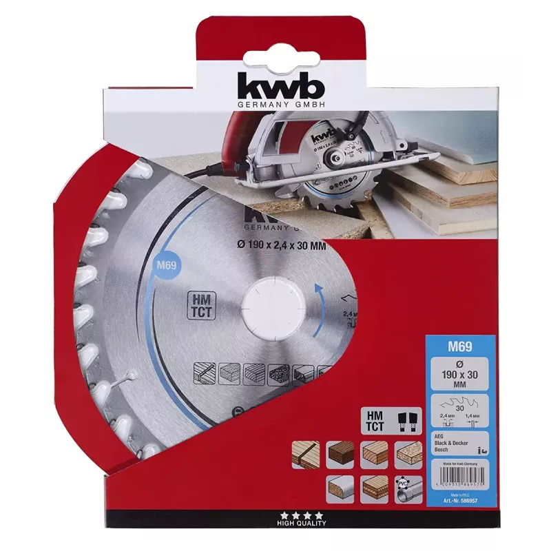 Circular Saw Blade KWB 586957 for Metal 1 pc 351 g