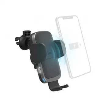 Hama FC10 Motion Smartphone Black, Metallic Cigar lighter Wireless charging Fast charging Auto