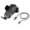 Hama FC10 Motion Smartphone Black, Metallic Cigar lighter Wireless charging Fast charging Auto