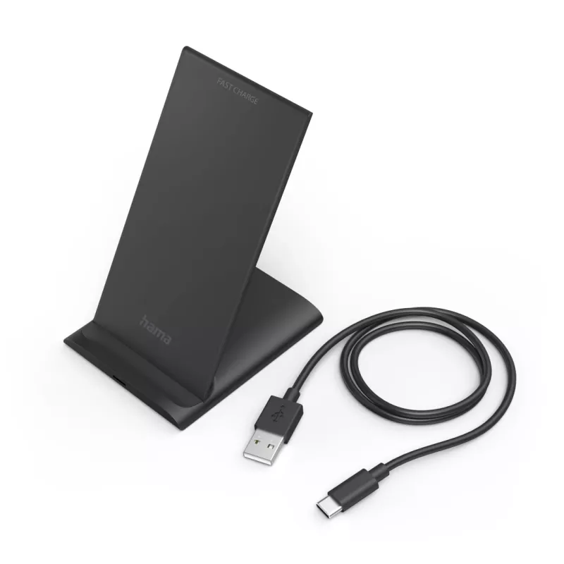 Hama QI-FC10S Smartphone Black USB Wireless charging Fast charging Indoor