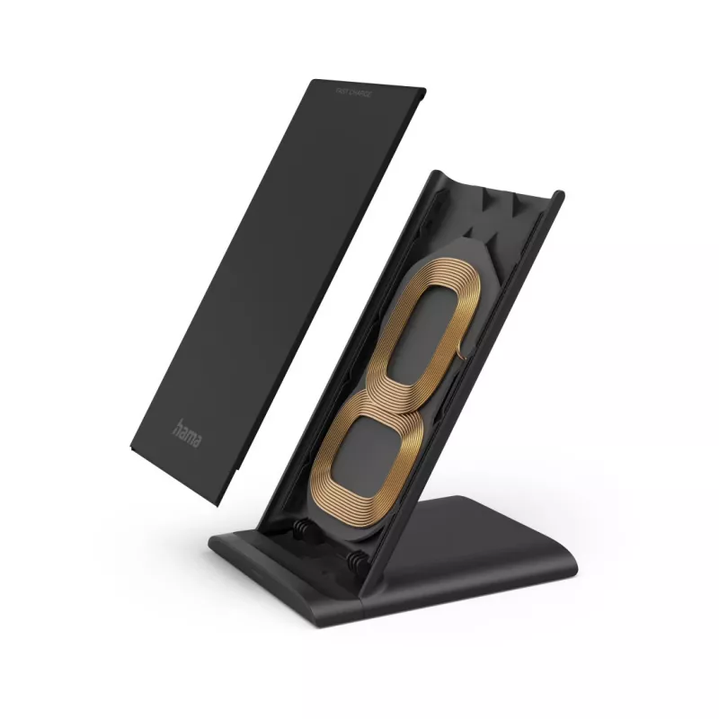 Hama QI-FC10S Smartphone Black USB Wireless charging Fast charging Indoor