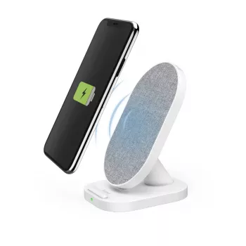 Hama QI-FC10S-Fab Smartphone White USB Wireless charging Fast charging Indoor