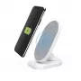 Hama QI-FC10S-Fab Smartphone White USB Wireless charging Fast charging Indoor
