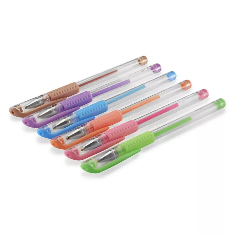 Hama Pastel Capped gel pen Blue, Brown, Green, Orange, Pink, Purple 6 pc(s)
