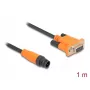 DeLOCK M12 CAN Bus Cable A-coded 5 pin male to D-Sub 9 female 1 m