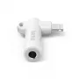Hama 00201700 cable gender changer 3.5 mm Lightning White