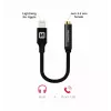 Audio adapter SWISSTEN Lightning to 3.5mm jack SW-LIGHT-3.5MM-BK, cable 0.15 m, black