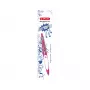 Clip-on retractable ballpoint pen Herlitz my.pen Pink White Blue