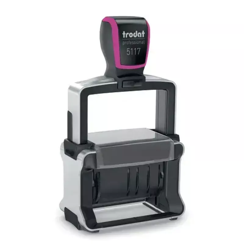 Self-inking Text/Date Stamp Trodat 5117 — imprint 4 x 46 mm, size 89×52×160 mm