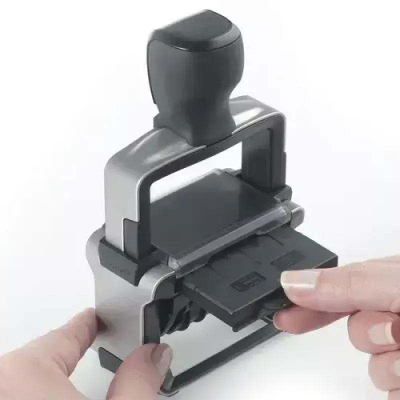 Self-inking Text/Date Stamp Trodat 5117 — imprint 4 x 46 mm, size 89×52×160 mm