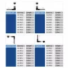 ACT Black 0.25 meters U/UTP CAT6A LSZH Slimline patch cable with RJ45 connectors 90° angled down to straight