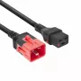 ACT Powercord C19 IEC Lock - C20 IEC Lock Dual Locking black 3 m, PC3640