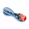 ACT Powercord C19 IEC Lock - C20 IEC Lock Dual Locking blue 1 m, PC3634
