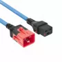 ACT Powercord C19 IEC Lock C20 IEC Lock Dual Locking blue 3 m 250 V 16 A