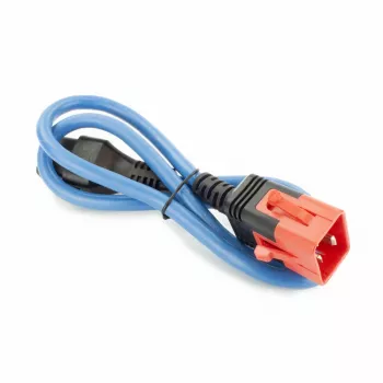 ACT Powercord C19 IEC Lock C20 IEC Lock Dual Locking blue 3 m 250 V 16 A