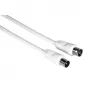 Hama 00205031 coaxial cable 10 m Coax White