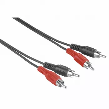 Hama 00205087 audio cable 5 m 2 x RCA Black