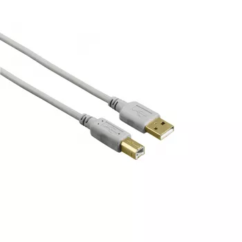 Hama 00200903 USB cable USB 2.0 1.5 m USB A USB B Grey