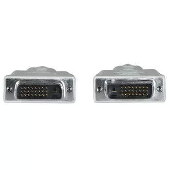 Hama 00200931 DVI cable 1.5 m DVI-D Grey