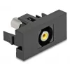 DeLOCK Easy 45 socket-outlet RCA Black Yellow Female Female